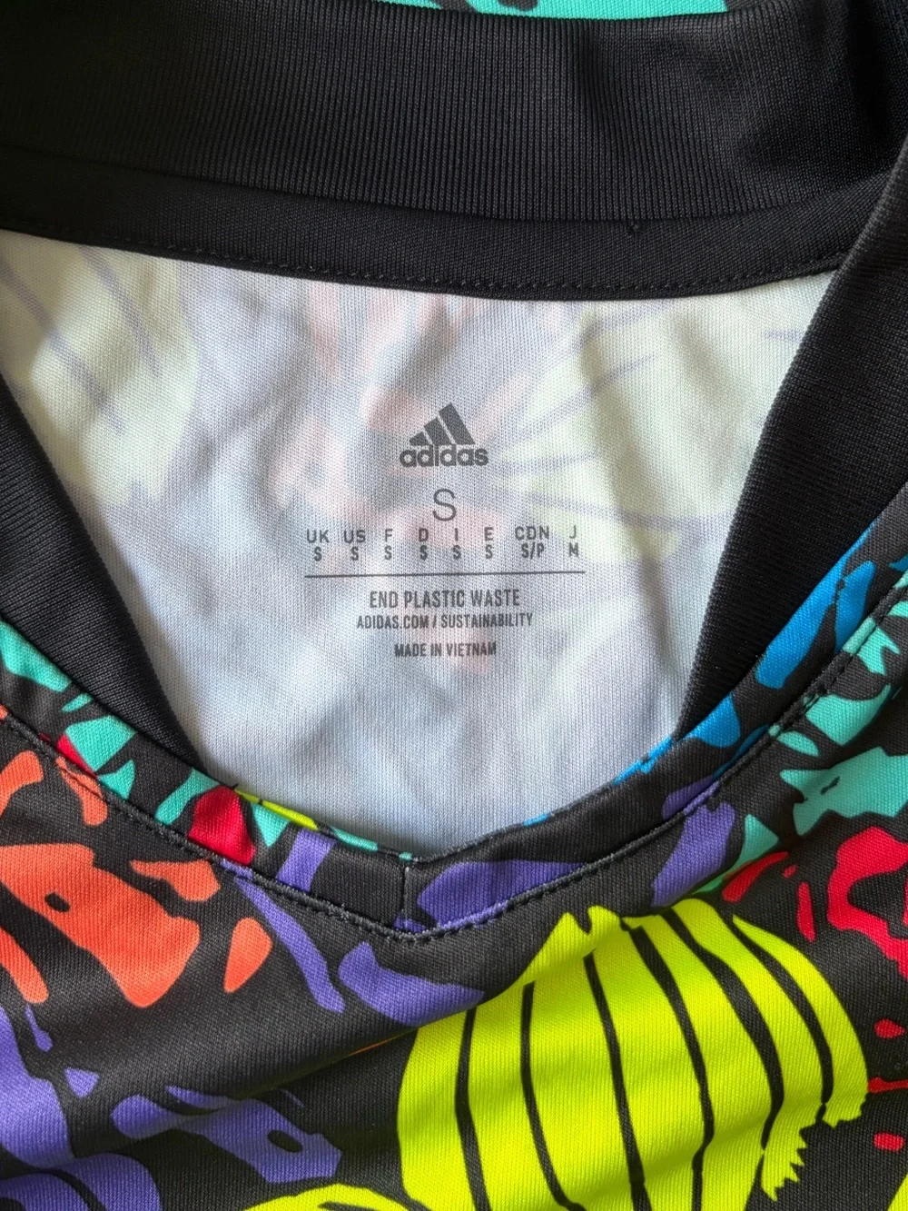 Adidas TIRO Floral Multi Color Jersey, Size: Small